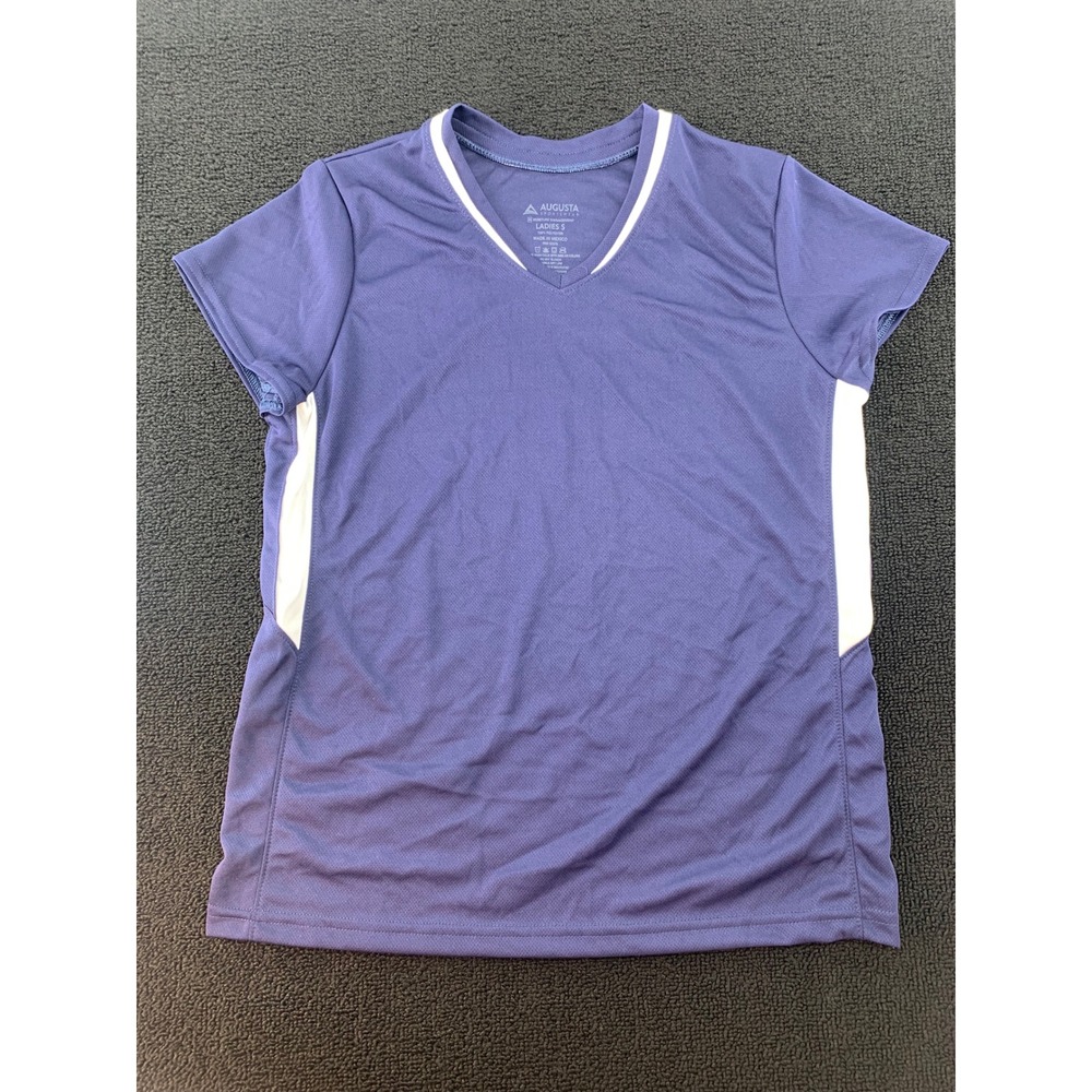 Augusta Sportswear Ladies V Neck Short Sleeve Moisture Management Shirt Size S